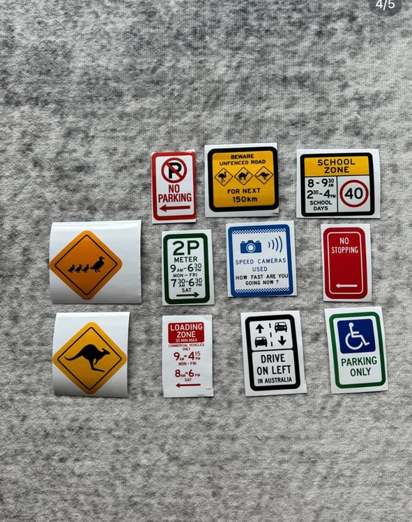 Safety Warning Label Set