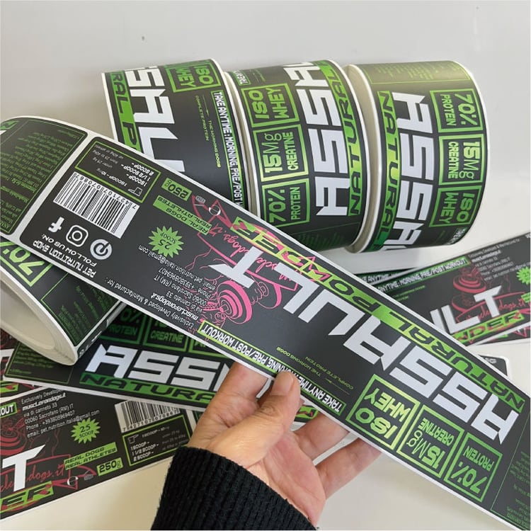 Tire Label Roll Supply