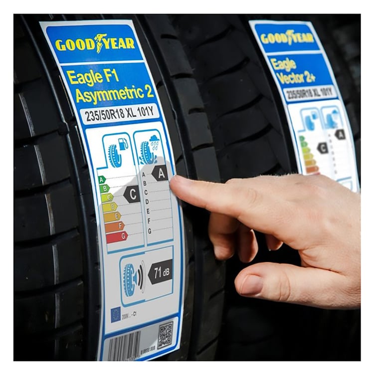 Hand-Applied Tire Label