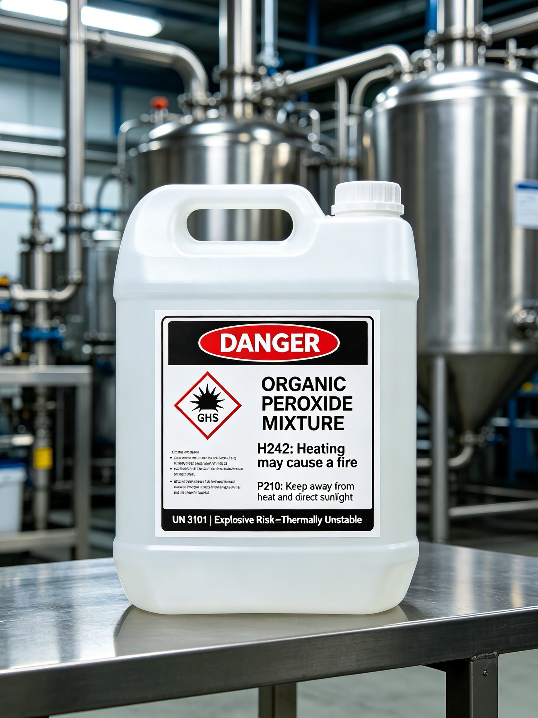 Chemical Jug Label