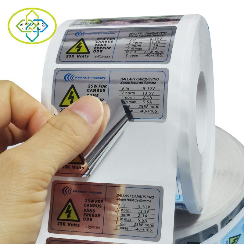 Peel-off Electrical Label Roll