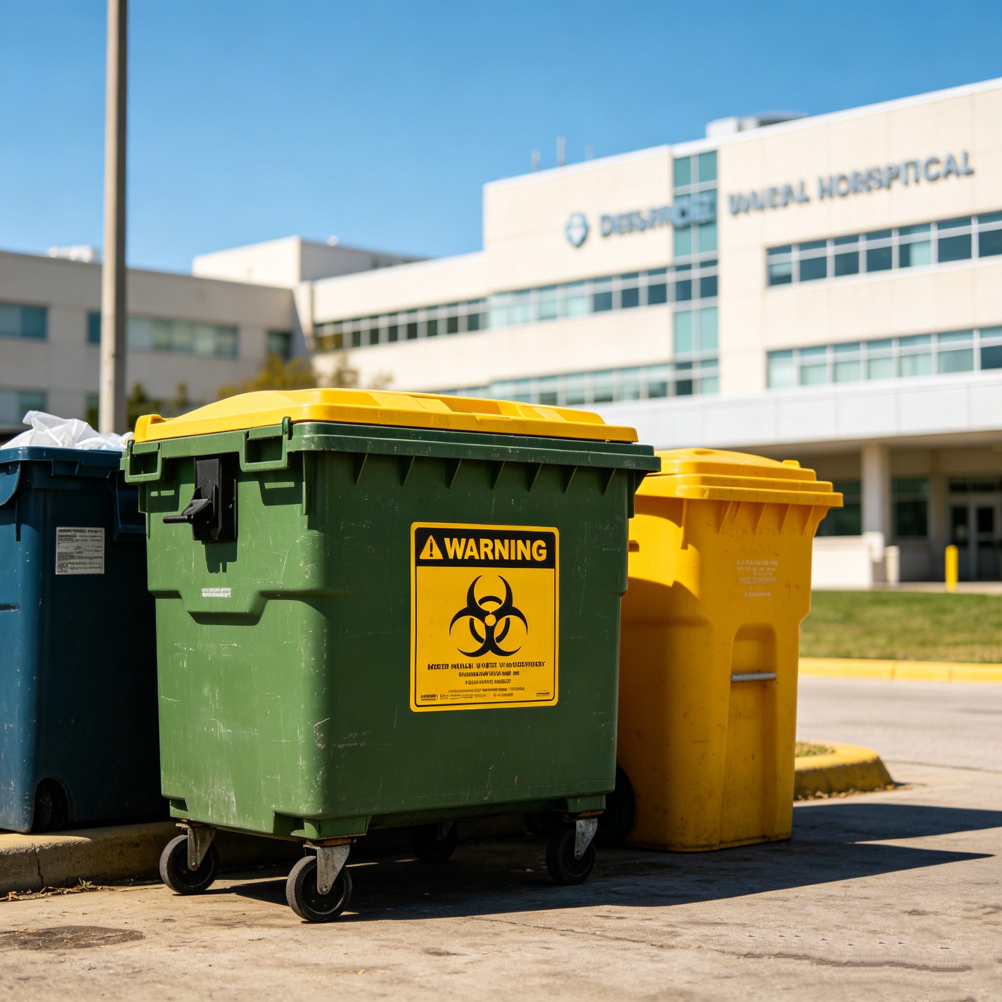 Outdoor Bin Warning Label